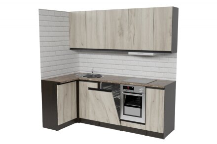 Кухонный гарнитур Равенна прайм, 110х200 см 