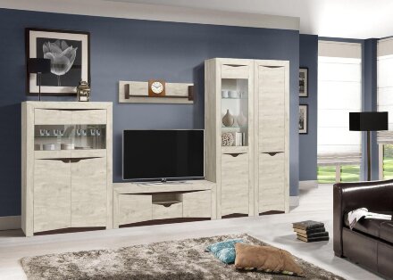 Модульная гостиная Лючия, Бетон пайн 